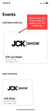 JCK Mobile App - Step 2 Image