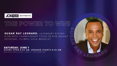 Sugar Ray Leonard Announced as the 2024 JCK Keynote Speaker