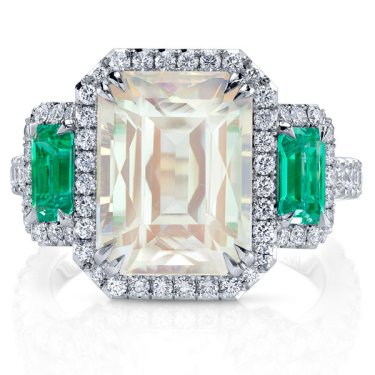 Dashing Diamond starburst necklace in 14k yellow gold with 0.61 ct. t.w. diamonds, $2,300; Brevani