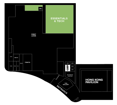 JCK Exhibitors by Floor - Level 1 Neighborhoods - Essential & Tech