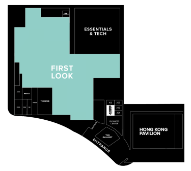JCK Exhibitors by Floor - Level 1 Neighborhoods - First Look