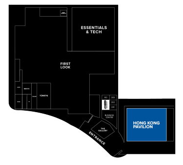JCK Exhibitors by Floor - Level 1 Neighborhoods - HONGKONG