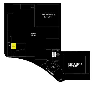 JCK Exhibitors by Floor - Level 1 Neighborhoods - MEXICO