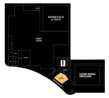 JCK Exhibitors by Floor - Level 1 Neighborhoods - Gallery