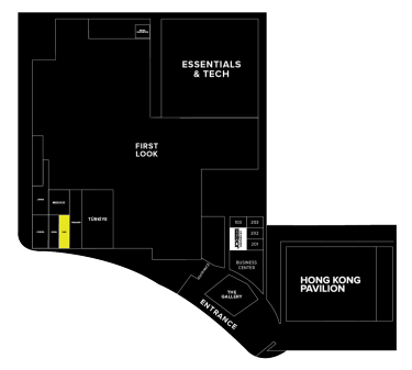 JCK Exhibitors by Floor - Level 1 Neighborhoods - UNITED ARAB EMIRATES (UAE)