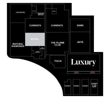JCK Exhibitors by Floor - Level 2 Neighborhoods - Bridal