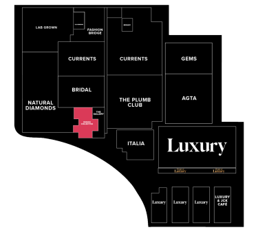 JCK Exhibitors by Floor - Level 2 Neighborhoods - Design Collective