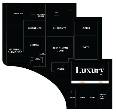 JCK Exhibitors by Floor - Level 2 Neighborhoods - Design at Luxury