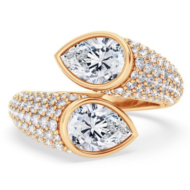 Ring in 14k yellow gold with 3.55 cts. t.w. diamonds, $24,975; Brilliant Elements 