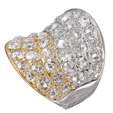 Bracelet in 18k white gold with 31.45 cts. t.w. aquamarine and 5.05 cts. t.w. diamonds, $44,590; Steven Royce