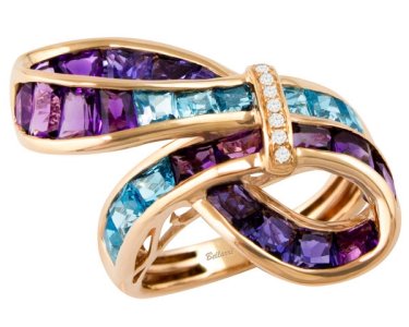 Purple Blue Ring