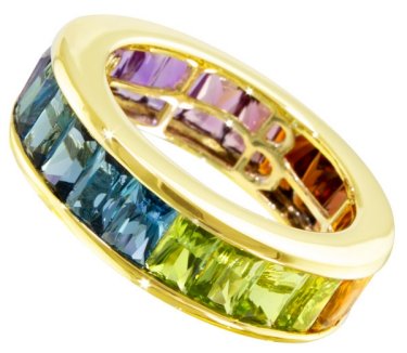 Skinny Rainbow Ring