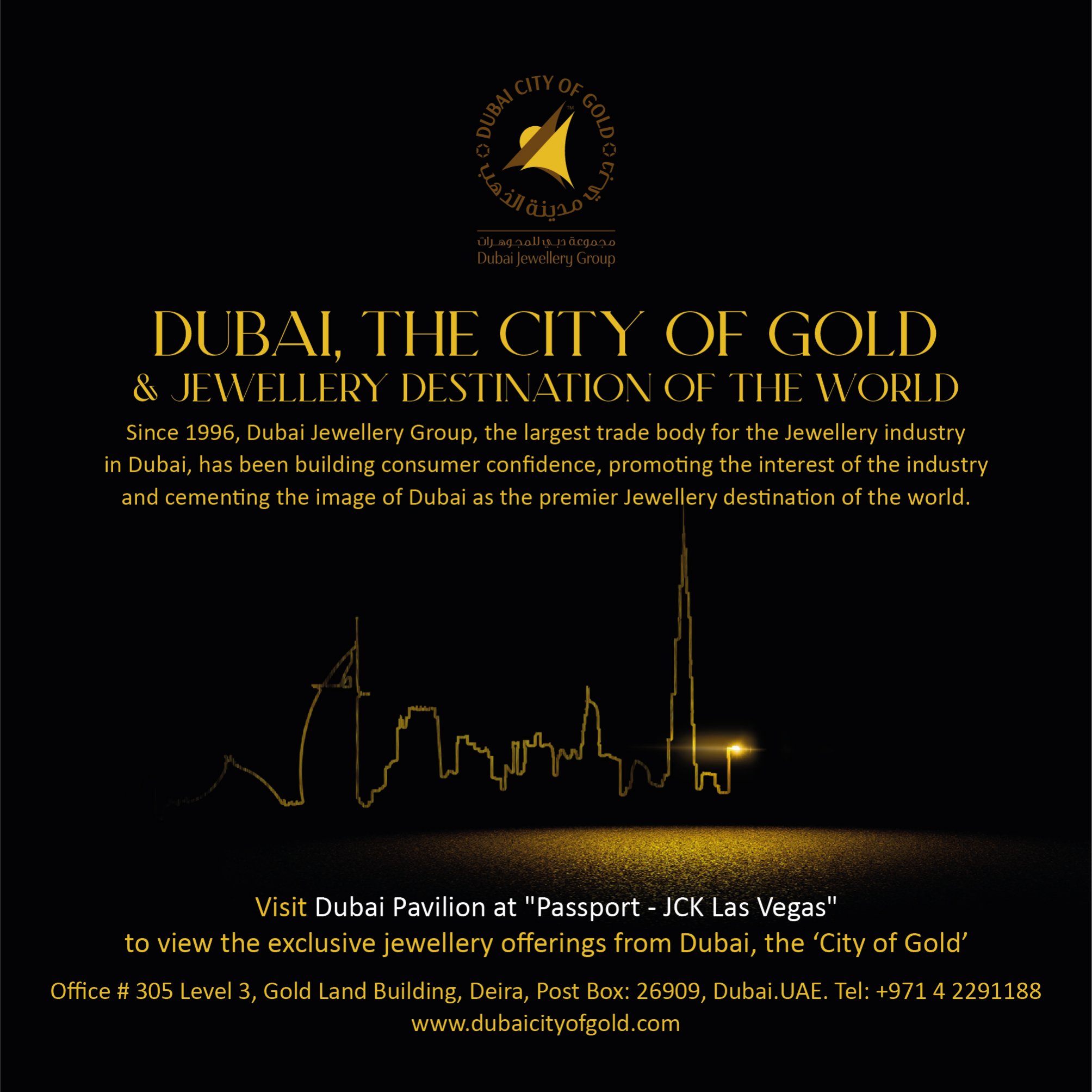 Dubai, the ‘City of Gold’ and the ‘Jewelry Destination of the World’