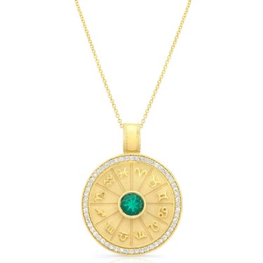 Zodiac amulet pendant