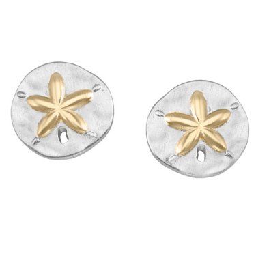 Sweeties collection earrings in sterling silver and18k gold vermeil