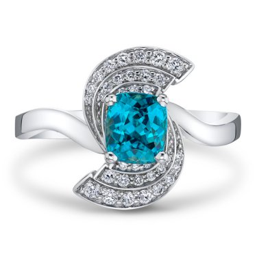 Nouvelle Vague ring in 18k white gold