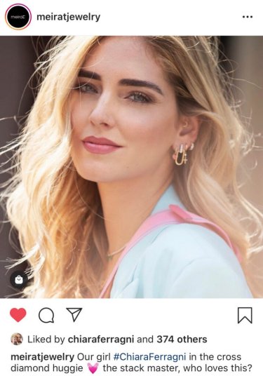 Chiara Gerragni in Meira T Jewelry