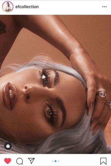 Lady Gaga in EF Collection for her campaign for Haus Labs