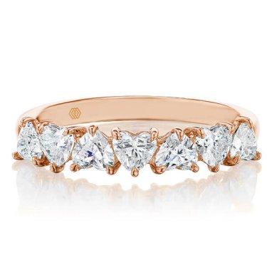 Ring in 18k rose gold with 0.94 ct. t.w. diamonds, $3.750; Nader Kash