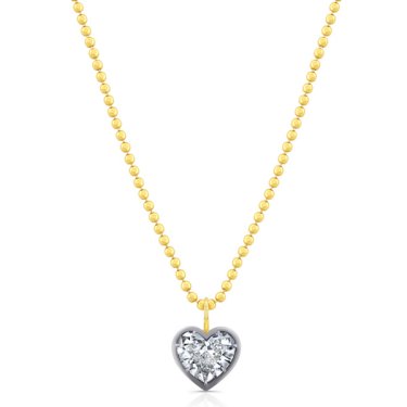 Vintage pendant in 18k yellow gold with 4.01 ct. heart-shape diamond, $115,000; Rahaminov