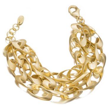 Nova collection necklace in 18k gold-plated sterling silver, $1,495; Jorge Revilla